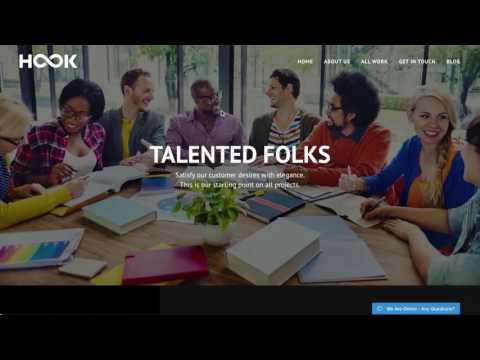 Hook WordPress Theme - First Steps