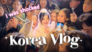 Korea vlog: kpop stars, meet Squid Game actress,ringing the bell. I was shocked…