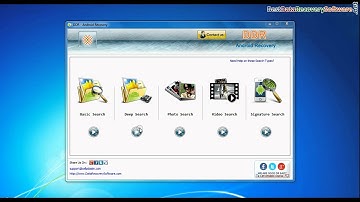 Recover deleted data from Android tablet using Android Recovery Software