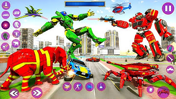 Shark Robot Transformation Car Game - Robot Dinosaur, Scary Flying Shark, Dino Robot, Robot Gadi,