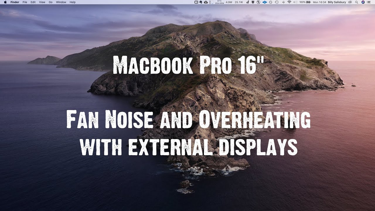 Fan Noise / Overheating with Macbook Pro 16" YouTube