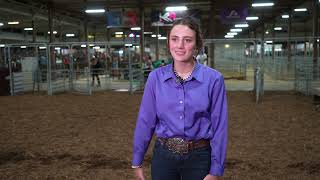 2026 Ohio State Fair Grand Champion Market Wether - Briley Ashcraft, Athens County