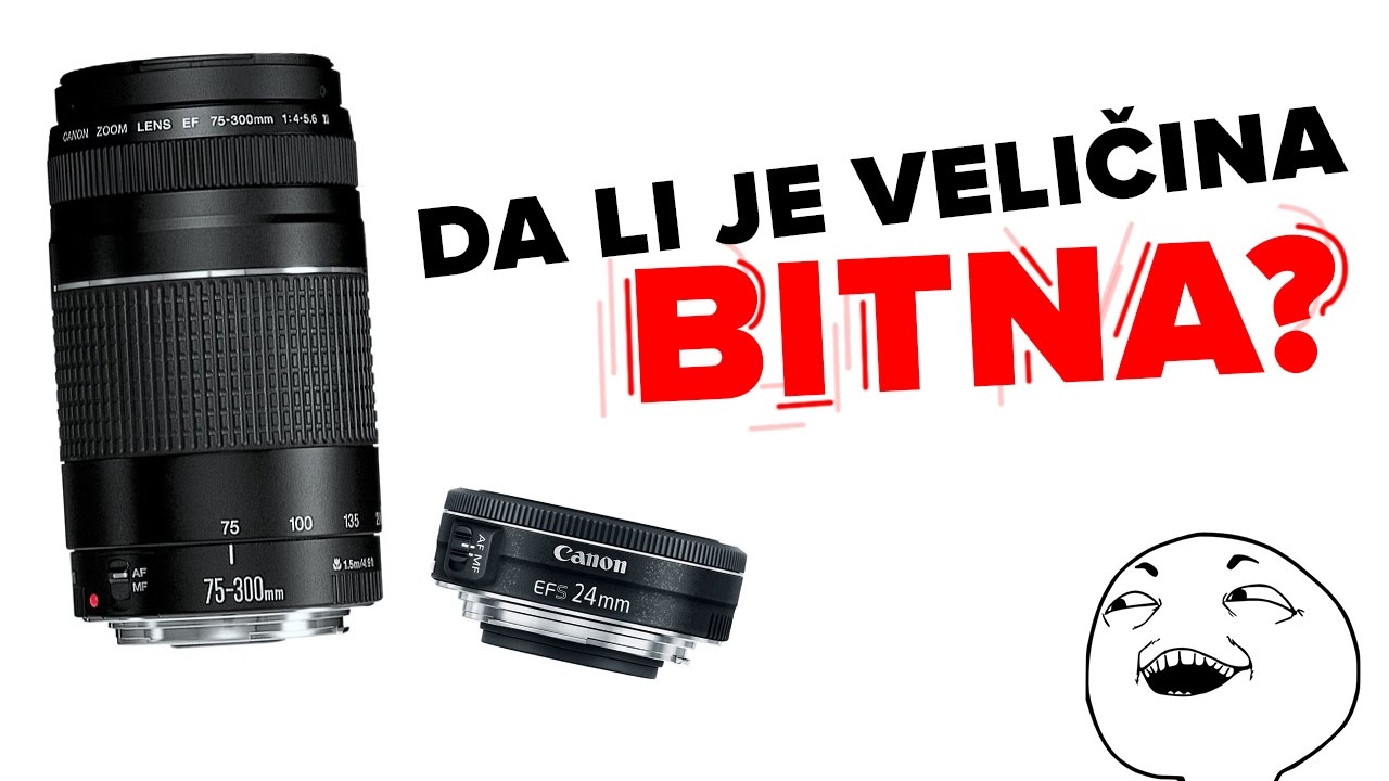 Da li je velicina bitna... kod objektiva