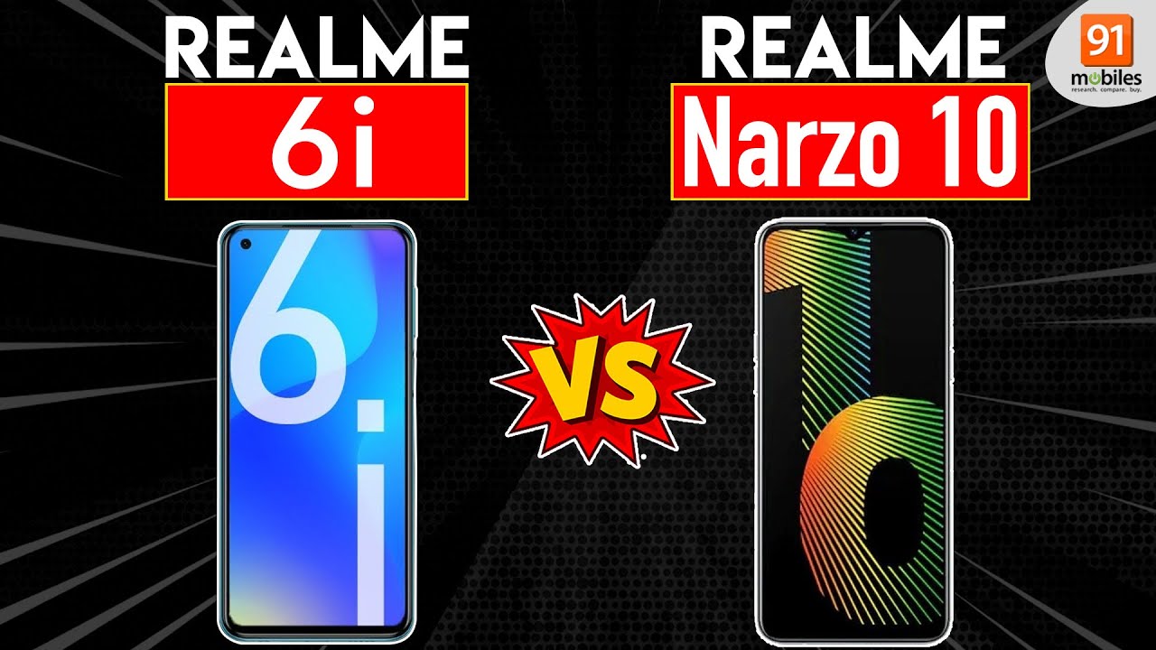 Realme 6i  Vs Realme Narzo 10: Comparison overview