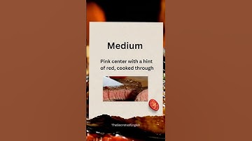 English vocabulary: How do you like your steak cooked?