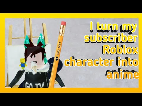 How To Draw My Roblox Character In Anime