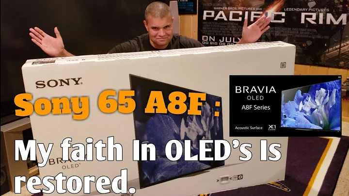 Sony A8F OLED 65" : Unboxing