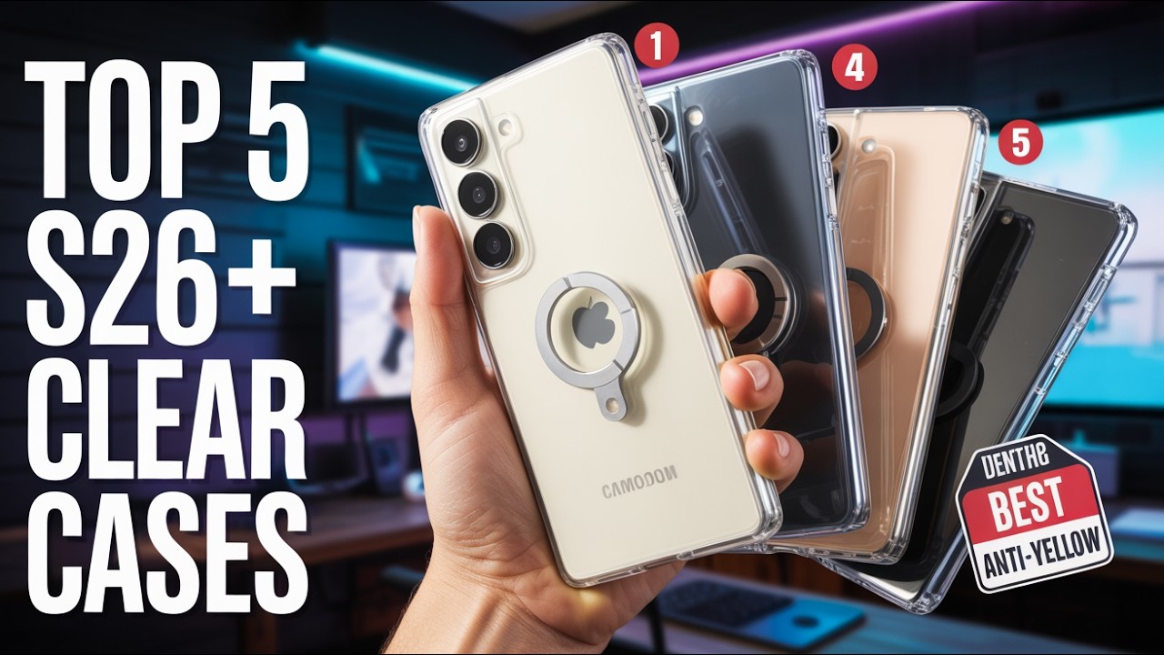 Top 5 Best Galaxy S26 Plus Clear Cases! ✅