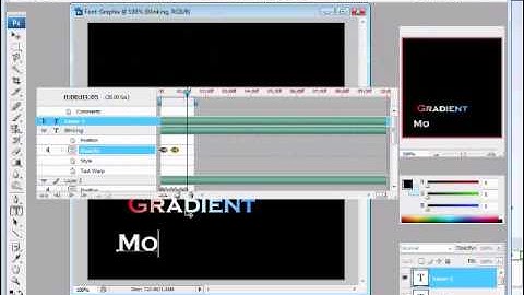 Tutorial: Adding text animation in Adobe Photoshop CS3