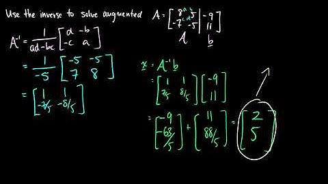 Linear Algebra Solving with Inverses and Inverse Properties