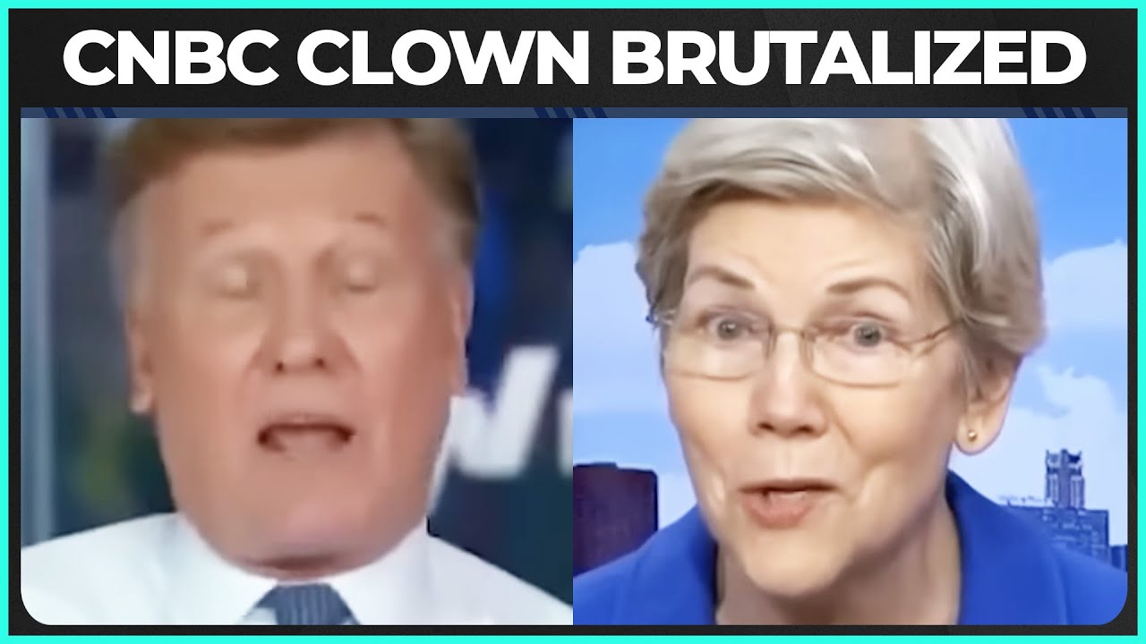 CNBC Clown BRUTALIZED by Elizabeth Warren