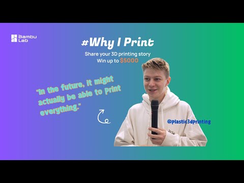 “In the future, it might actually be able to print everything."