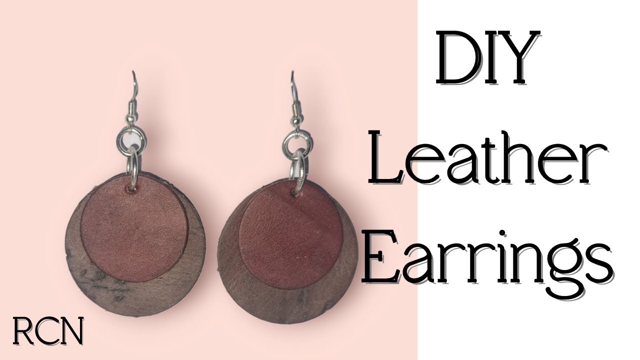 DIY Leather Earrings and Free Cut File | Sew Simple Home