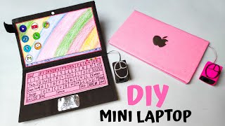 How To Make MINI LAPTOP With Paper And Cardboard At Home | DIY Crafts