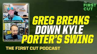 Greg DuCharme Gives Kyle Porter a Swing Lesson | The First Cut Podcast