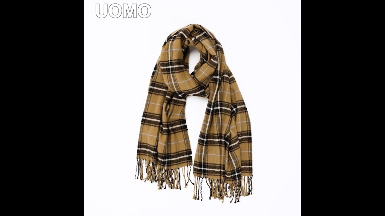 エディター私物Loomerのチェックマフラー | UOMO