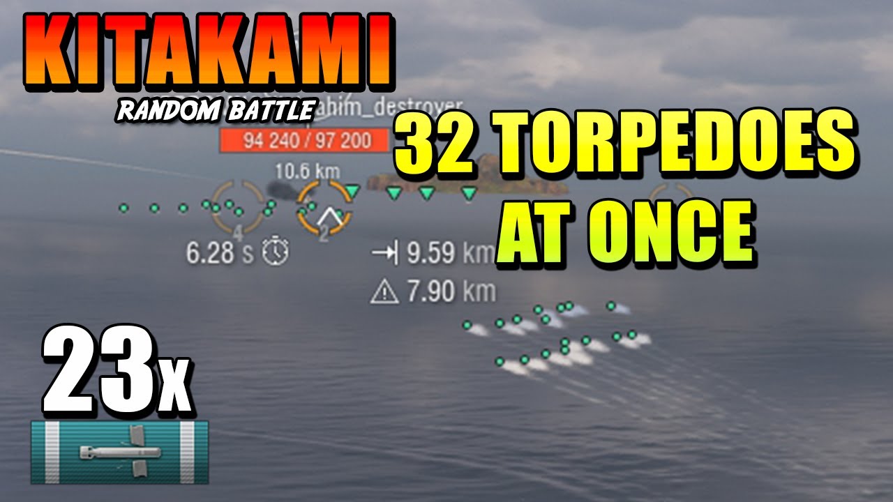 Крейсер Китаками — бесконечные волны торпед в тылу врага