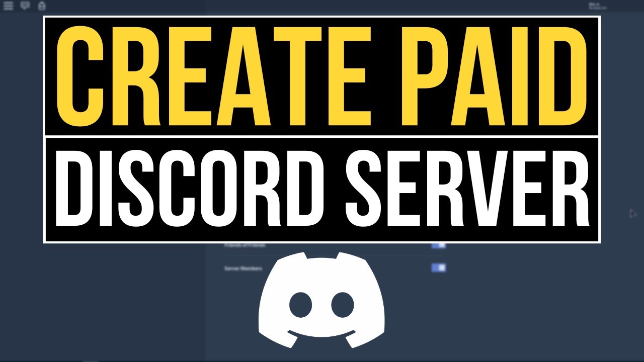 How to Create Paid Discord Server / Community | Monthly Discord ...