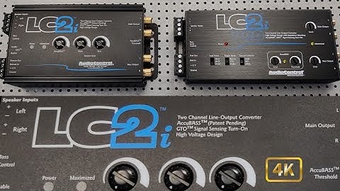 LC2i vs LC2i Pro - 33 Hz vs 20 Hz frequency response for subwoofer bass - AudioControl