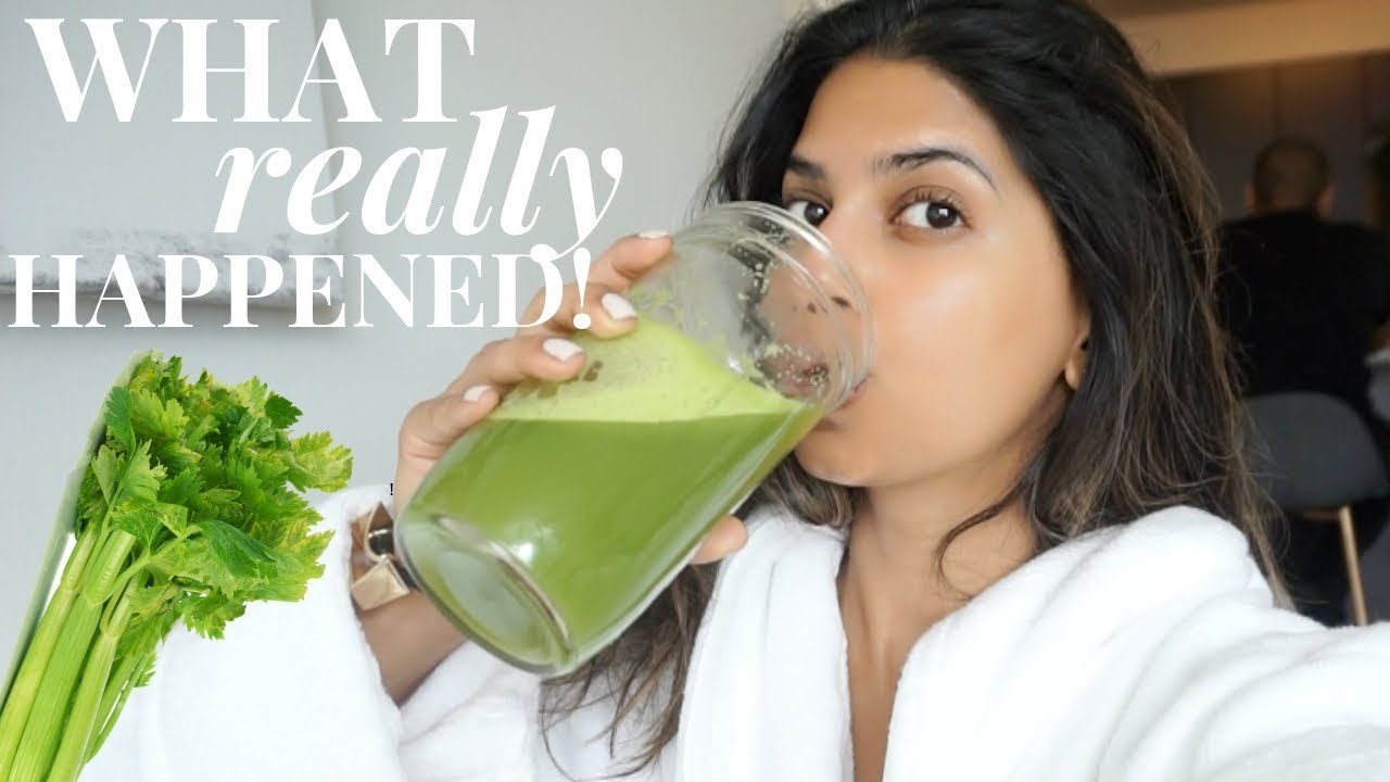 i drank celery juice for 7 days and this is what happened
