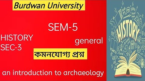 SEM-5 History sec-3 important questions// burdwan University//2023❤️