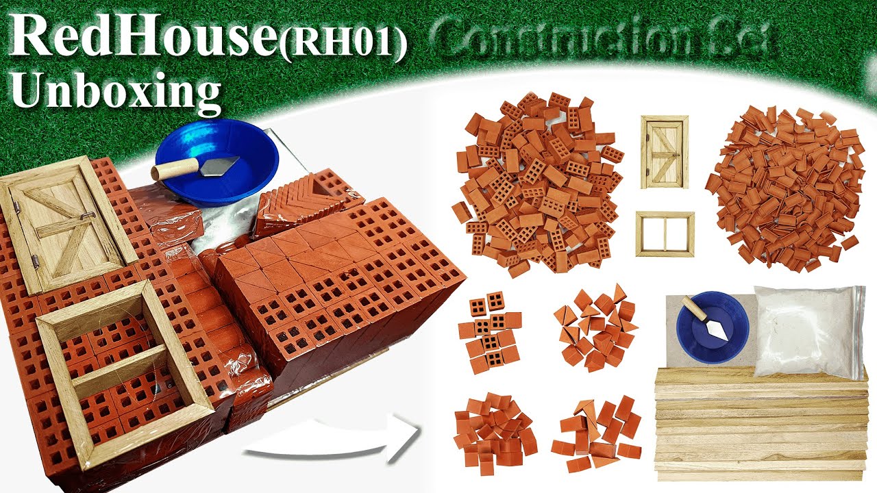 RedHouse(RH01) Reusable Construction Set Unboxing! - YouTube