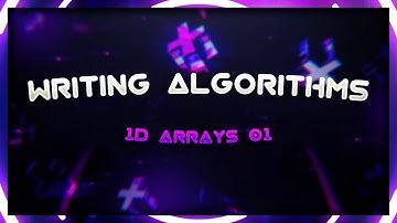 GCSE 1D arrays 01 : 1 Dimensional arrays