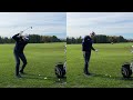 Backswing vertical pas over the top