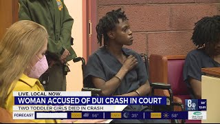 Aunt of 2 children killed in suspected DUI crash wheeled into court, mother still hospitalized