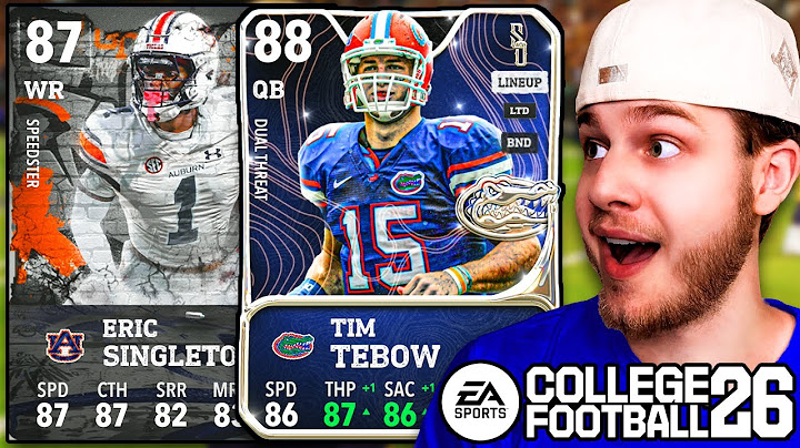 *NEW* Tim Tebow & Singleton COOK in CUT 26! College Football 26