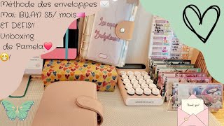 METHODES DES ENVELOPPES✉️ : BILAN S5👛ET DES DEFIS/CLÔTURE DU MOIS ET UNBOXING DE MA PAMELA ❤️😁 !