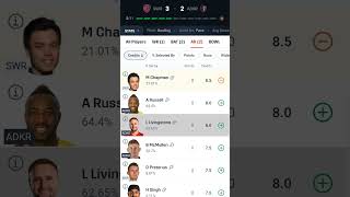 SWRvsADKR , UAE T20 LEAGUE , Adkr vs Swr Dream11 Free Contest Team prediction , swr v adkr #dream11