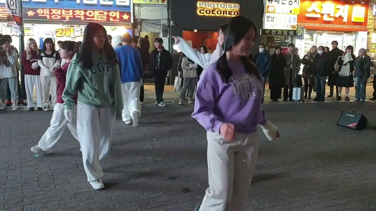 2023 대구대 댄스동아리 온에어 in 동성로 버스킹 마지막 무대.(H.O.T-캔디)