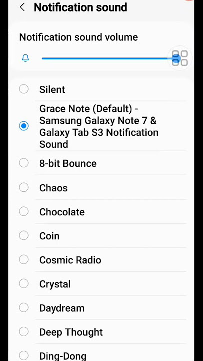 samsung grace note notification sound
