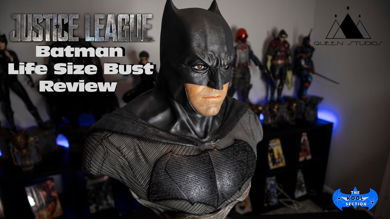 Queen Studios Justice League Batman Bust Unboxing & Review - YouTube