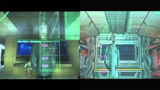 Halo Anniversary Cut-scene Comparison Side-by-Side