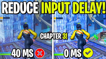 How To Reduce Input Delay in Chapter 3! (New Method for 0 Input Delay in Fortnite!)