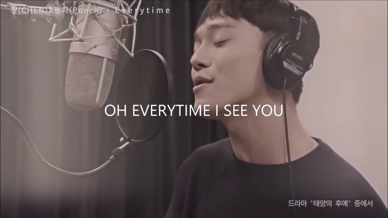 everytime • chen x punch descendants of the sun lyrics YouTube