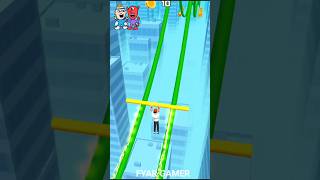 Stunt Rails Run game #gameplay #shorts #amogus #ytshorts screenshot 2