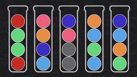 Ball Sort Puzzle Level 33 Solution