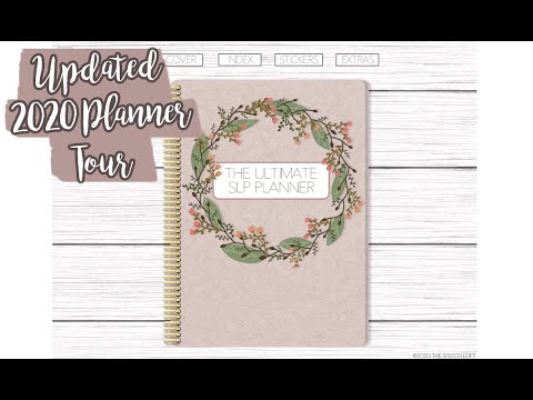 ULTIMATE SLP PLANNER | DIGITAL PLANNER 2020 EDITION | The Speech Loft