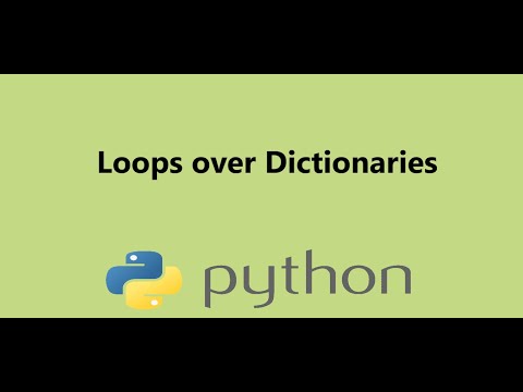 10 - Looping over Dictionaries in Python, Presented by Dr N. Miri