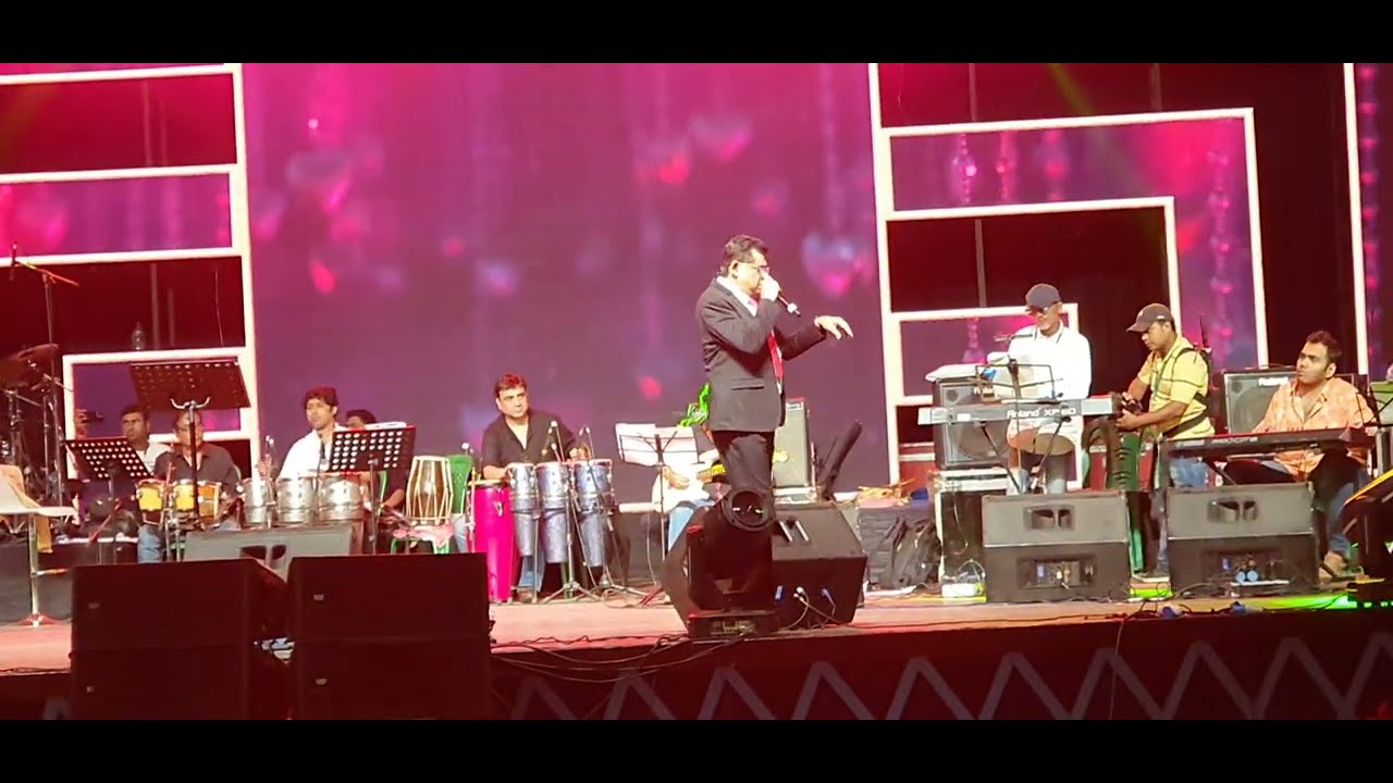 Bade Acche Lagte hain - Amit Kumar live at Nazrul Mancha Kolkata (25th June 2022)