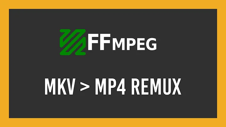 FASTEST MKV to MP4 REMUX using FFMPEG | Tutorial | Full Guide
