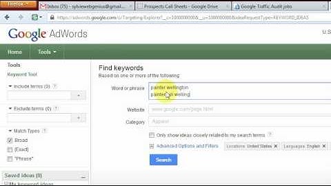 google adwords keyword tool
