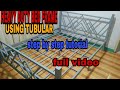 making metal bed frame using tubular / full video     / janno workshop