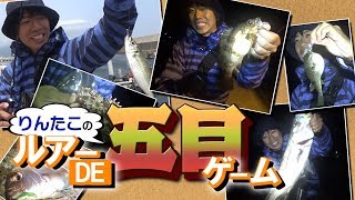 メバル、アジ、シーバスも!!　りんたこのルアーDE五目ゲーム（ヤリエ）