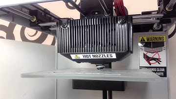 Zeepro Zim 3D Printer (beta prototype) - 2 Color Failed Print