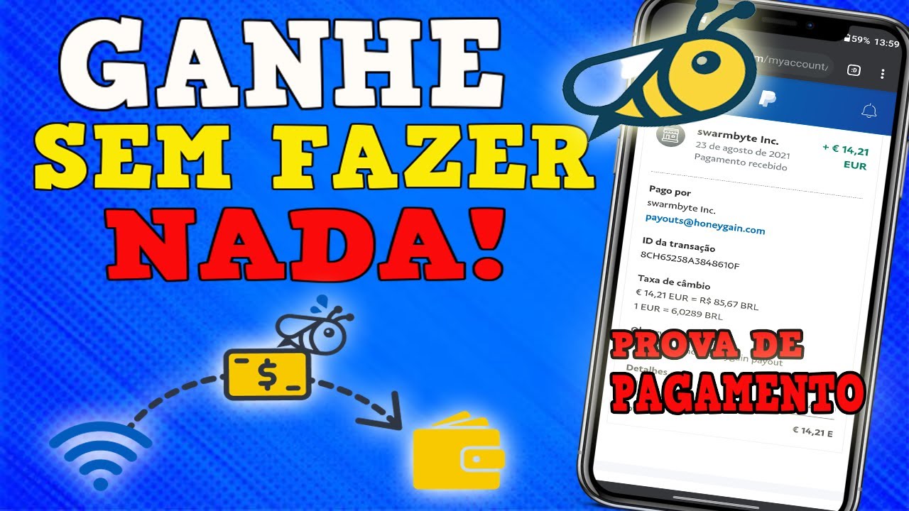 HONEYGAIN - Como GANHAR DINHEIRO na INTERNET no Automático SEM FAZER NADA - COMO GANHAR MAIS RAPIDO HONEYGAIN - Como GANHAR DINHEIRO na INTERNET no Automático SEM FAZER NADA - COMO GANHAR MAIS RAPIDO
