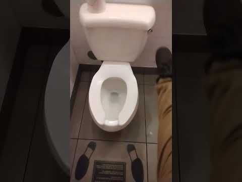 FLUSHING THE TOILET AT JIMMY JOHN S 